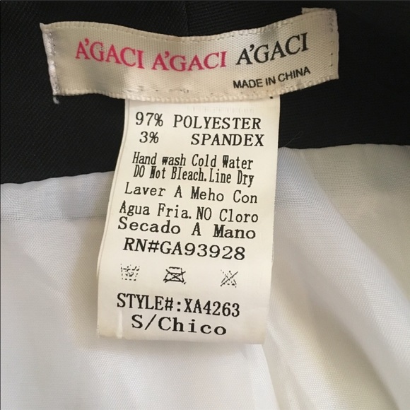 Agaci - White Blazer with Black Lapel - Picture 5 of 8